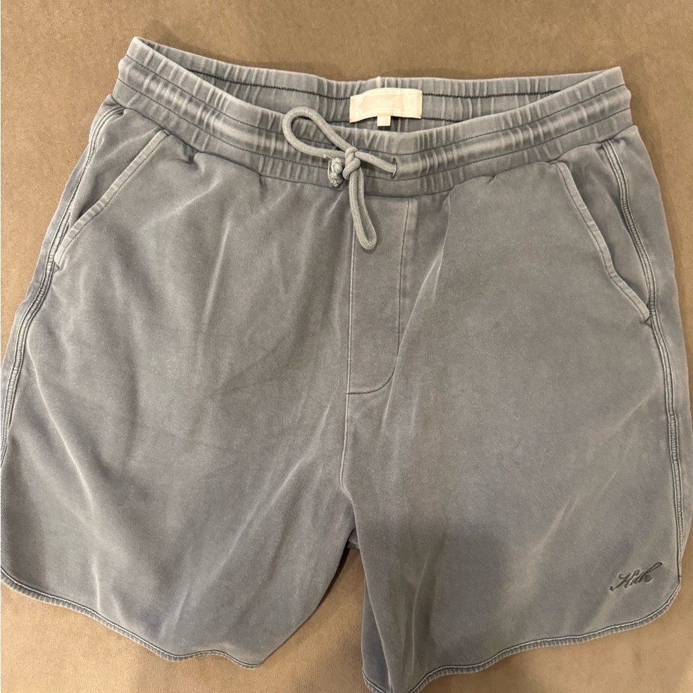 Kith Heather Gray Drawstring Shorts Size Large